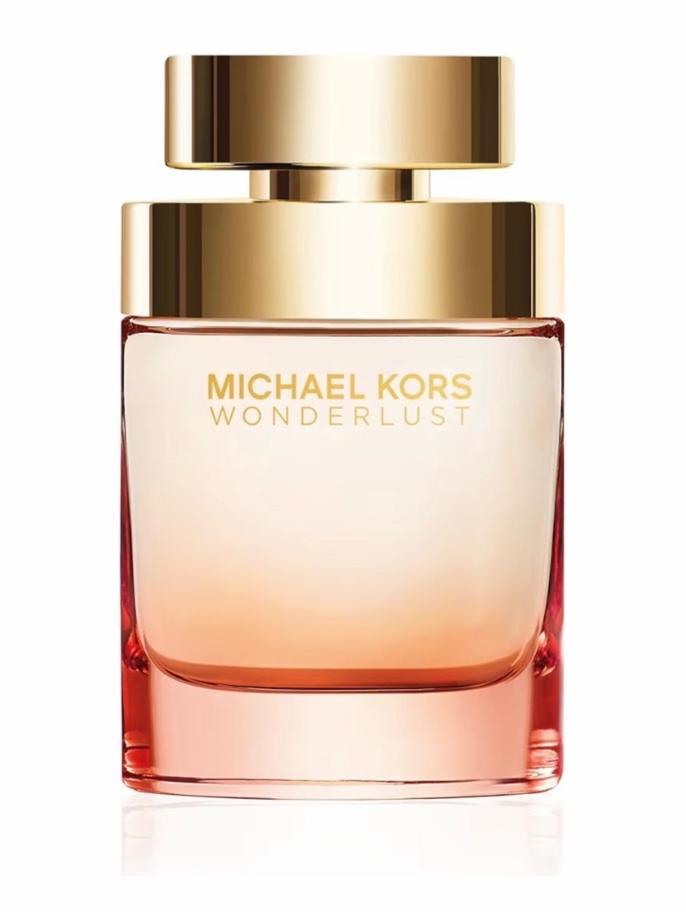 Michael Kors Wonderlust Eau de Parfum — Gold Cap, Pink to Peach Ombre